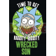Póster Rick and Morty - Wrecked Son 61x91.50cm