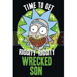 Póster Rick and Morty - Wrecked Son 61x91.50cm