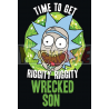 Póster Rick and Morty - Wrecked Son 61x91.50cm