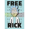 Póster Rick and Morty - Free Rick 61x91.50cm