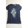 Camiseta adulto Dragon Ball Z - Super Saiyan Goku azul Talla S
