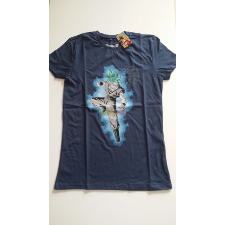 Camiseta adulto Dragon Ball Z - Super Saiyan Goku azul Talla M