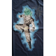 Camiseta adulto Dragon Ball Z - Super Saiyan Goku azul Talla M