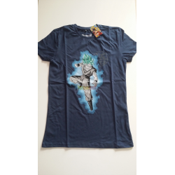 Camiseta adulto Dragon Ball Z - Super Saiyan Goku azul Talla XL