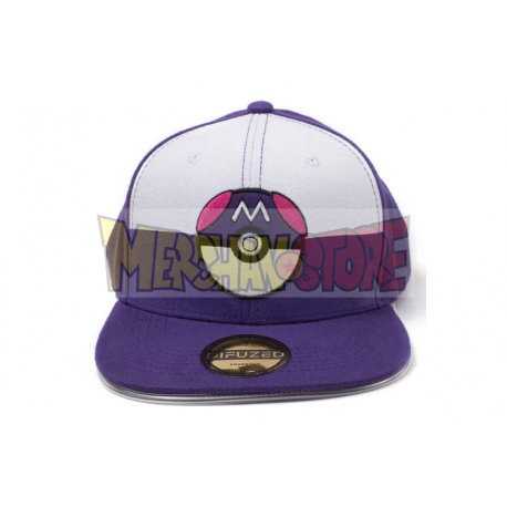 Gorra adulto Pokemon con luz led en visera y parche bordado