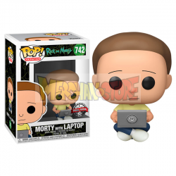 Figura Funko POP! Rick & Morty - Morty with Laptop 742