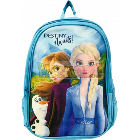 Mochila Disney Frozen celeste 40cm