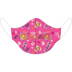 Mascarilla infantil reutilizable La Patrulla Canina - Sky rosa