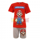 Pijama manga corta niño Super Mario 4 años - 104cm rojo - gris
