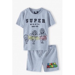 Pijama manga corta niño Super Mario - Since 1985 8 años - 128cm gris