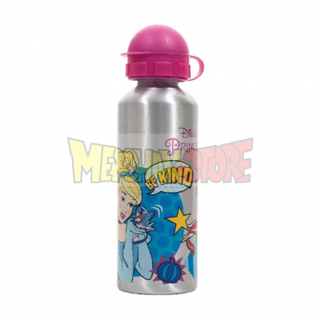 Botellín de aluminio Princesas Disney - Cenicienta y Ariel 520ml