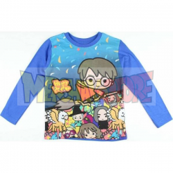 Camiseta niño Harry Potter manga larga 10 años 140cm azul
