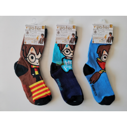 Pack de tres calcetines niño Harry Potter Talla 31-34