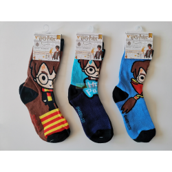 Pack de tres calcetines niño Harry Potter Talla 35-38