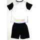 Pijama verano niño Captain Tsubasa - Campeones Oliver y Benji blanco - negro 4 años 104cm