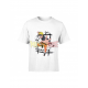 Camiseta infantil Naruto blanca 6 años 116cm