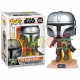 Figura Funko POP! Star Wars The Mandalorian - Mando Flying w/ Jet 402