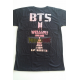 Camiseta BTS Talla M negra