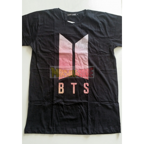 Camiseta BTS Talla L negra