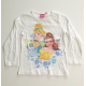 Camiseta niña manga larga Princesas Disney 6 años 116cm blanca