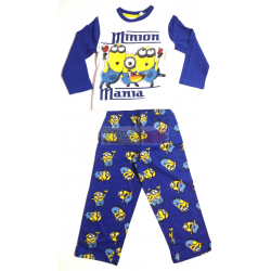 Pijama manga larga niño Minions - Minion manía 8 años 128cm azul