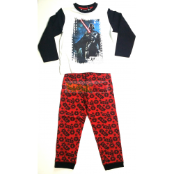 Pijama manga larga niño Star Wars - Darth Vader 4 años 104cm rojo