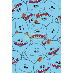 Póster Rick and Morty - Mr Meeseeks 61 x 91,5 cm