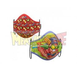 Juego de dos mascarillas infantiles reutilizables Super Things