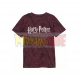 Camiseta infantil Harry Potter burdeos con logo plaetado 10 años 140cm