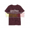 Camiseta infantil Harry Potter burdeos con logo plaetado 10 años 140cm