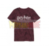 Camiseta infantil Harry Potter burdeos con logo plaetado 11 años 146cm