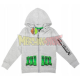 Sudadera niño Minecraft gris con cremallera 8 años 128cm