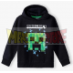 Sudadera niño Minecraft negra 6 años 116cm