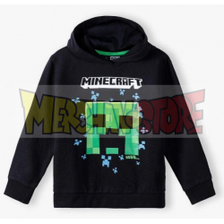 Sudadera niño Minecraft negra 8 años 128cm