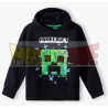 Sudadera niño Minecraft negra 9 años 134cm