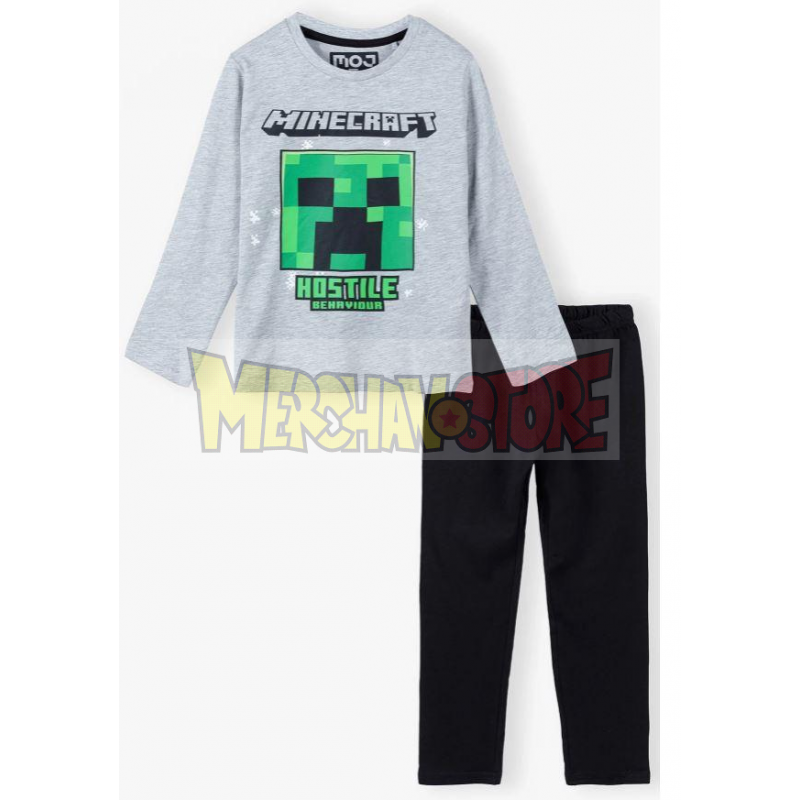 Pantalón de chándal niño Minecraft negro 10 años 140cm