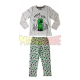 Pijama manga larga niño Minecraft gris Creeper SSSSS 12 años 152cm