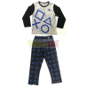 Pijama manga larga niño PlayStation gris - negro 9 años 134cm