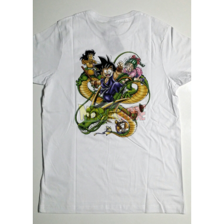 Camiseta adulto Dragon Ball - Goky y Shenron Talla XL