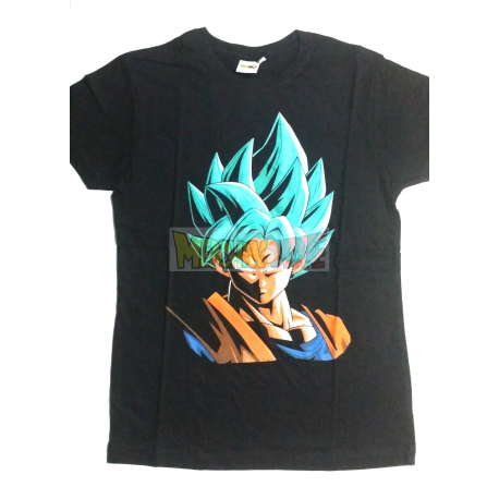 Camiseta adulto Dragon Ball - Goky Super Saiyan Blue Talla M