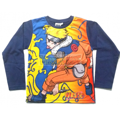 Camiseta infantil manga larga Naruto Attack 6 años 116cm