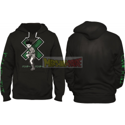 Sudadera adulto con capucha Hunter x Hunter negra Talla L