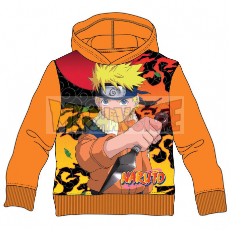 Sudadera niño Naruto 8 años 128cm naranja