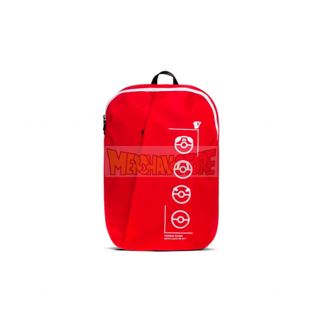 Mochila Pokémon roja 41cm