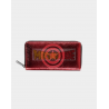 Cartera monedero señora Marvel - Capitán América roja