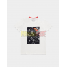 Camiseta adulto Nintendo - 8Bit Super Mario Bros blanca Talla XL