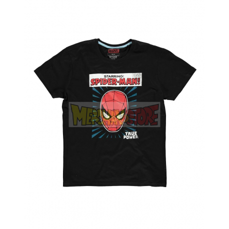 Camiseta adulto Marvel - Starring Spider-Man Talla XL