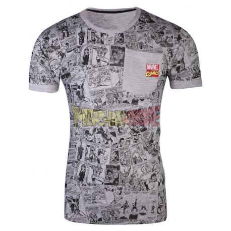 Camiseta adulto Marvel Cómics- Cómic Talla S