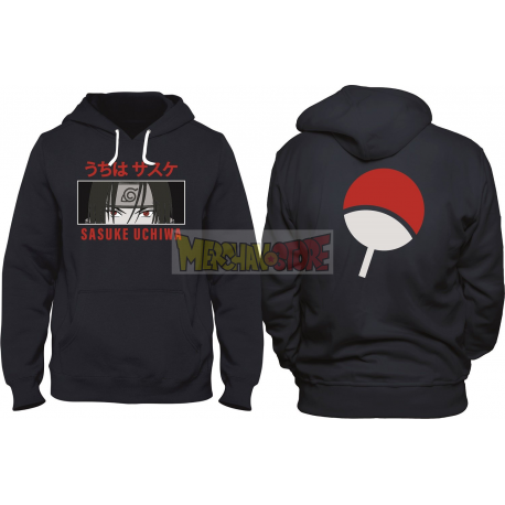 Sudadera adulto con capucha Naruto - Sasuke Uchiha Talla S