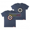 Camiseta infantil de lentejuelas Marvel Avengers - Capitán América 8 años 128cm